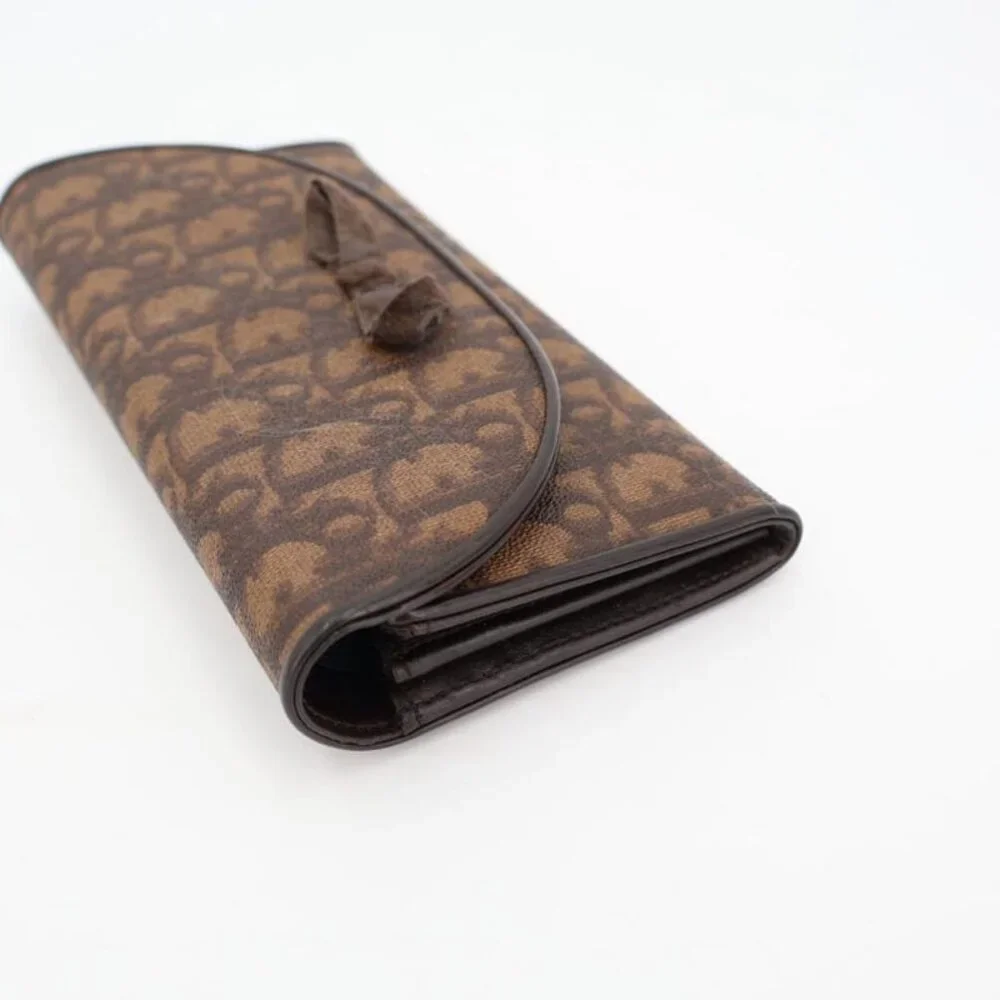 Christian Dior Long Wallet Brand Wallet With Zipper